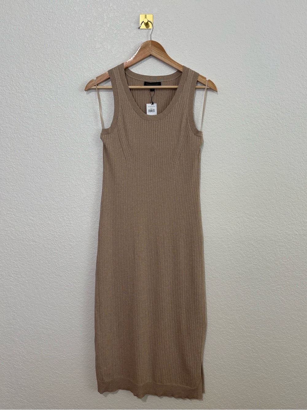 Banana Republic Ribbed Knit Midi Dress NWT Small